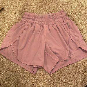 Purple tracker lululemon shorts